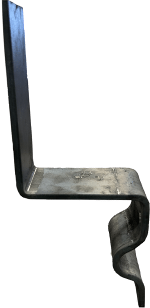 4in STEEL BOLT-ON STOP 1-C SMALL 6 X4.5 X1.5