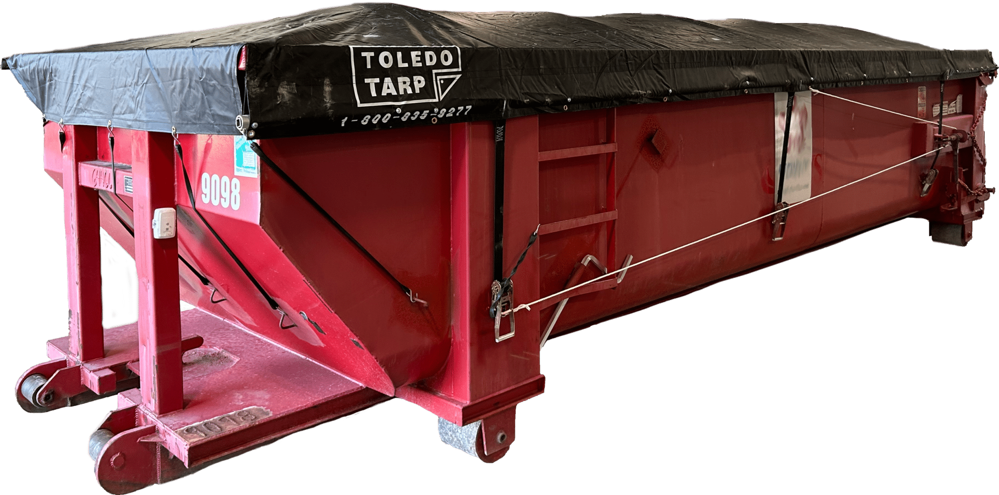 Steel Roll Off Box Standard Kit 20 yard — 22ft6in Box Toledo Tarp