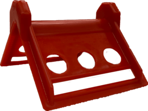 4IN CORNER PROTECTOR - PLASTIC ~ RED