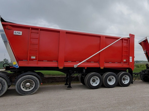 Flip Tarp Red Container