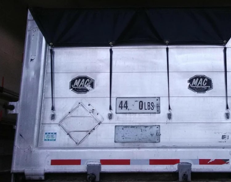 Lok-N-Roll System on Mac Truck