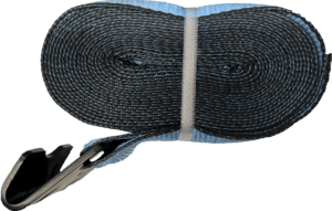 NEW! 7,333 lbs WLL  4IN x 30FT STRAP W/ FLAT HOOK ---BLUE
