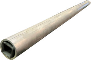 ALUM ROLL PIPE 1-1/4in X 23ft 6061-T6 SCHED 40 PRICED PER FOOT